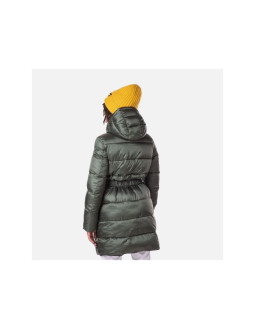 Płaszcz rossignol w light hoodie coat zielony 2