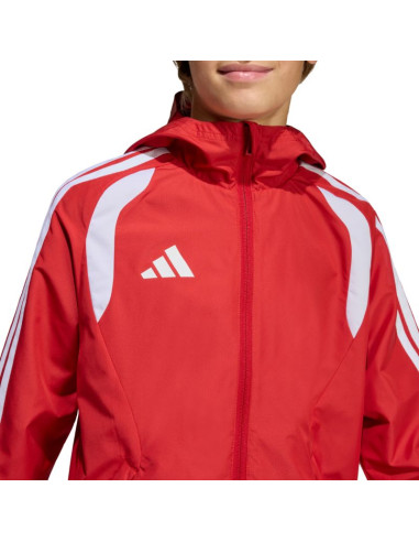 Kurtka dla dzieci adidas tiro 26 competition all weather czerwona kb0155