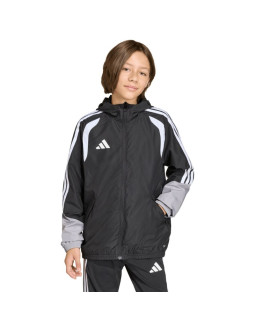 Kurtka dla dzieci adidas tiro 26 competition all weather czarna kb0156