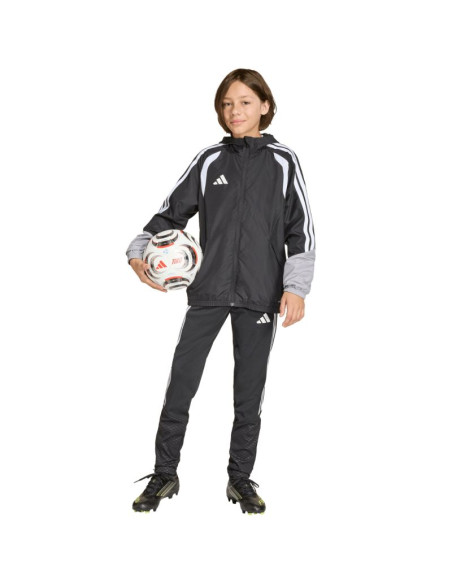 Kurtka dla dzieci adidas tiro 26 competition all weather czarna kb0156