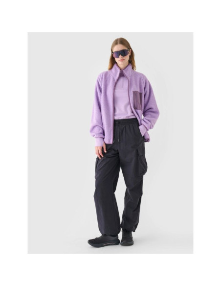 Spodnie casual cargo damskie 4f 4fraw24ttrof1169-20s