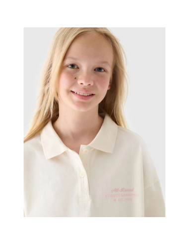 Longsleeve gładki dziewczęcy 4f junior 4fjraw24tlonf438-11s