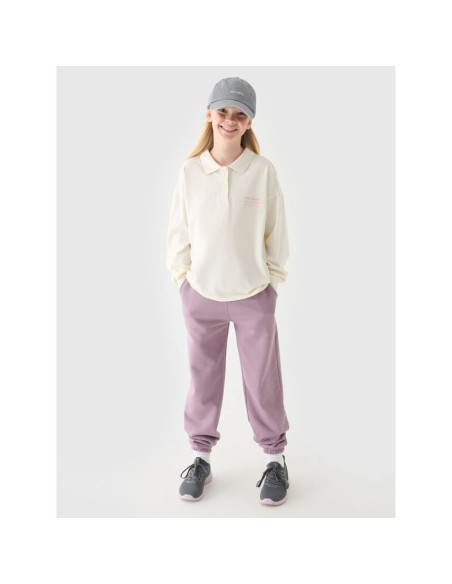 Longsleeve gładki dziewczęcy 4f junior 4fjraw24tlonf438-11s