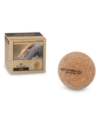 Piłeczka spokey do masażu korkowa oak