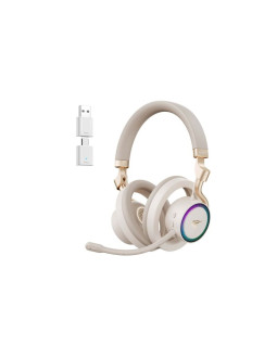 Otwarte słuchawki gamingowe bezprzewodowe havit fuxi-h8 (złote)