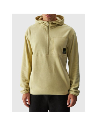 Polar z kapturem oversize męski 4f 4fwaw24tflem252-44s