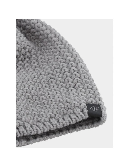 Czapka zimowa z pomponem męska 4f 4fwaw24acapm461-25s