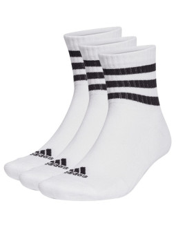 Skarpety adidas 3-stripes cushioned sportswear mid-cut socks 3p