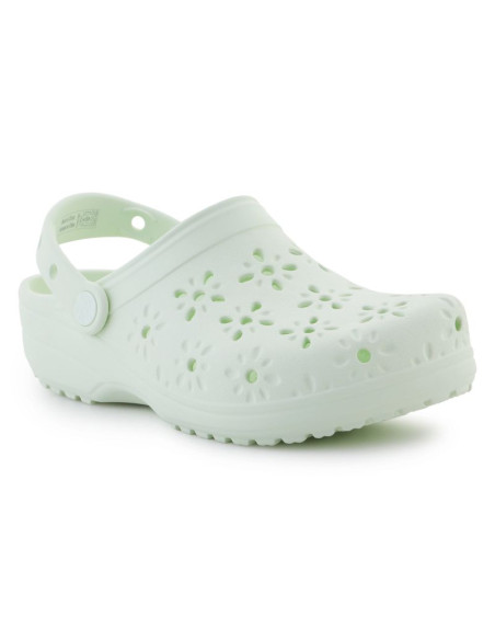 Klapki crocs classic floral cut out clog w