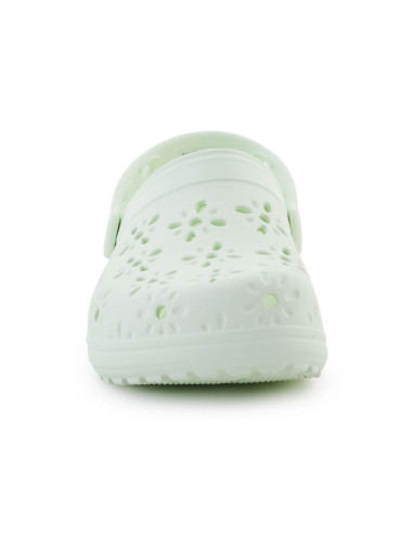 Klapki crocs classic floral cut out clog w