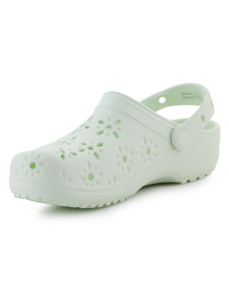 Klapki crocs classic floral cut out clog w