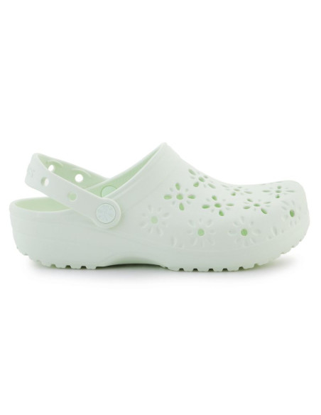 Klapki crocs classic floral cut out clog w