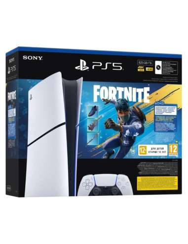 Playstation 5 slim digital + fortnite rozkwitający chaos