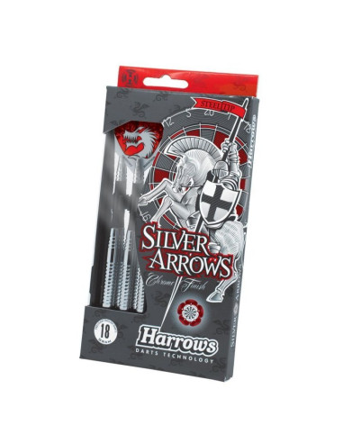 Rzutki harrows silver arrows steeltip