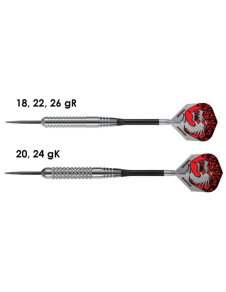 Rzutki harrows silver arrows steeltip