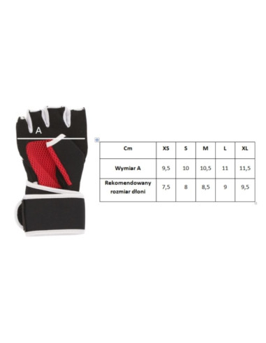 Rękawiczki neoprenowe z żelem masters