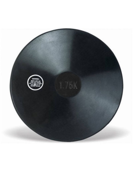 Dysk vinex 1,75 kg guma czarny drb-175