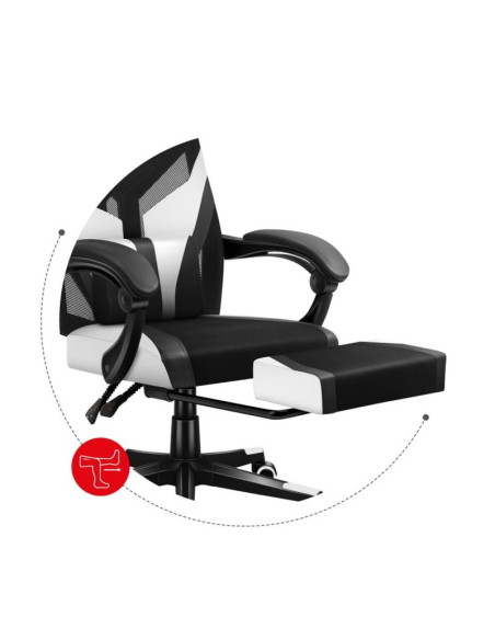 Fotel gamingowy huzaro combat 5.0 white