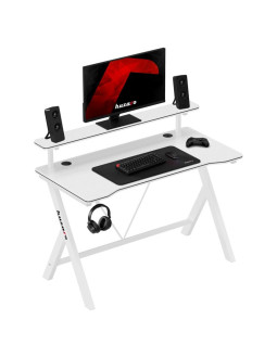 Biurko gamingowe huzaro hero 1.9 white 2