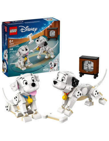 Lego disney 43271 classic lucky & penny 101 dalmatians puppies