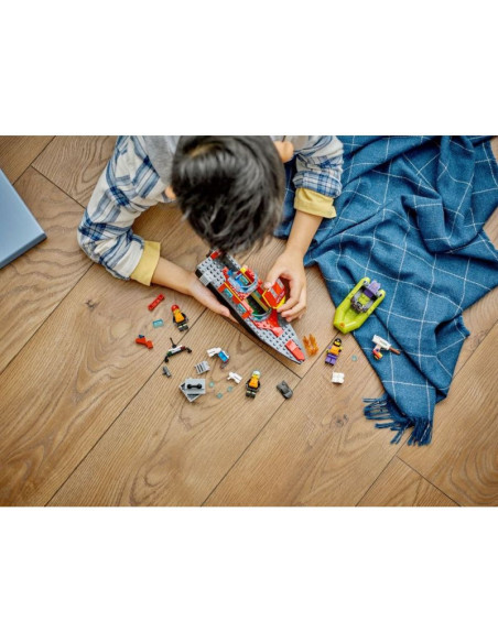 Lego city 60373 łódź strażacka