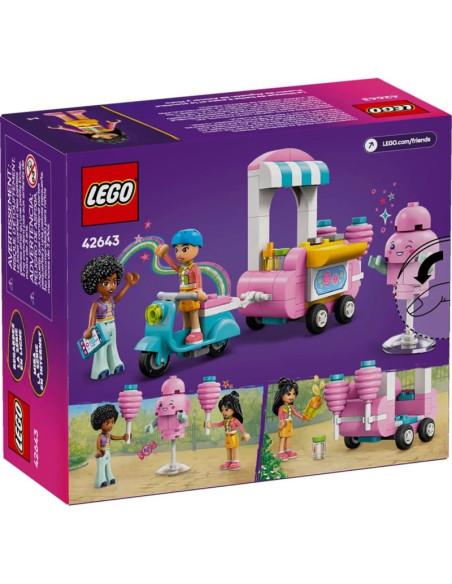 Lego friends 42643 stoisko z watą cukrową i skuter