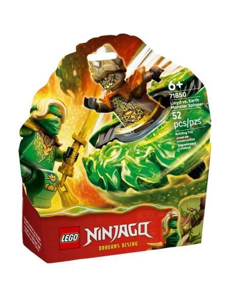 Lego ninjago 71850 lloyd vs. elemental monster spinner battle