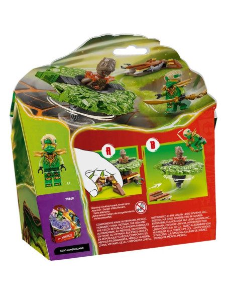 Lego ninjago 71850 lloyd vs. elemental monster spinner battle