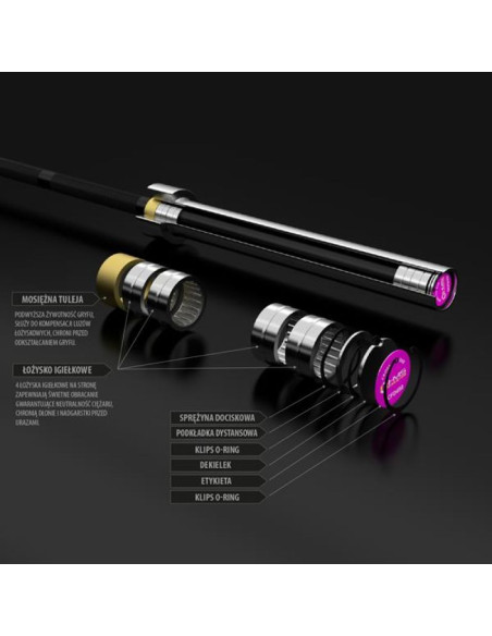 Gryf do corssfitu hms premium gcfd450 201cm 15kg