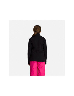 Bluza rossignol girl 1/2 zip fleece czarny 2