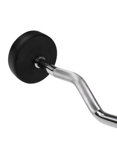 Sztanga/gryf stały łamany gumowany gsl-40 40 kg hms