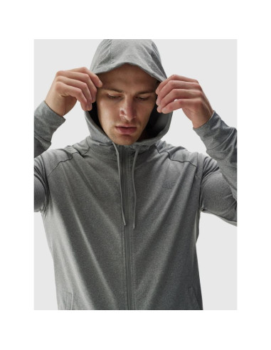 Bluza treningowa regular szybkoschnąca męska 4f 4fwaw24tfswm403-25m
