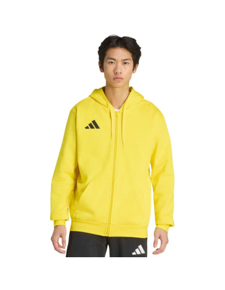 Bluza męska adidas entrada 26 full zip hoody żółta kf8964