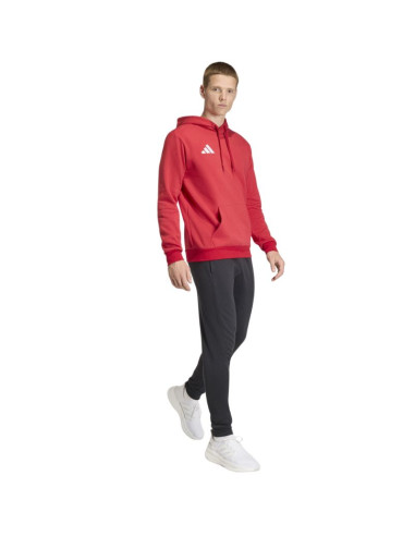 Bluza męska adidas entrada 26 hoody czerwona jz6576
