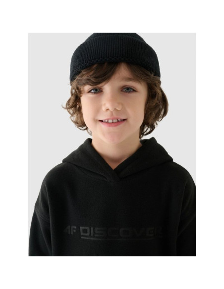 Polar z kapturem regular chłopięcy 4f junior 4fjwaw24tflem213-20s