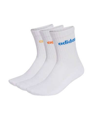 Skarpety adidas linear crew cushioned socks 3 pairs białe kd1717