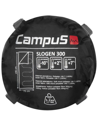 Śpiwór campus slogen 300 left sleeping bag
