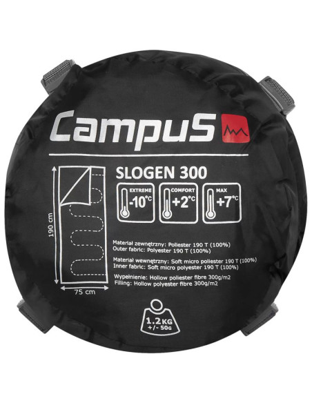Śpiwór campus slogen 300 left sleeping bag