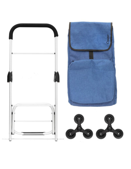 Wózek zakupowy do pokonywania schodów premium cruiser 650063