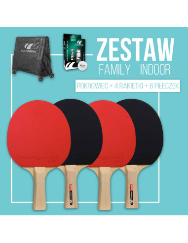 Cornilleau zestaw family pack indoor