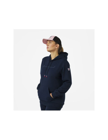 Bluza rossignol w logo sweat hood fl granatowy