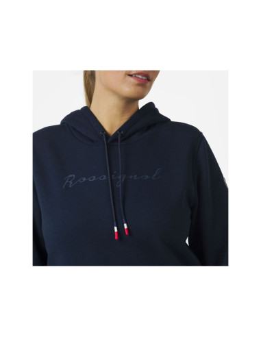 Bluza rossignol w logo sweat hood fl granatowy
