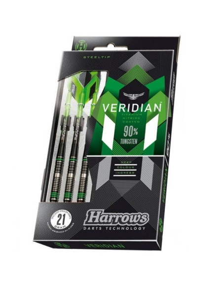 Rzutki harrows veridian 90% steeltip