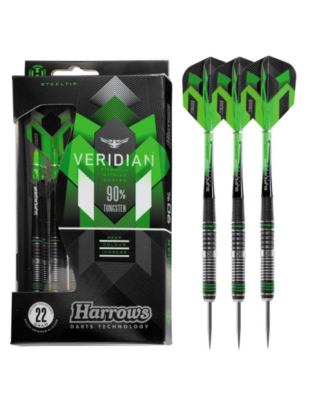 Rzutki harrows veridian 90% steeltip