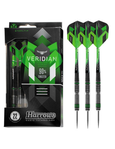 Rzutki harrows veridian 90% steeltip