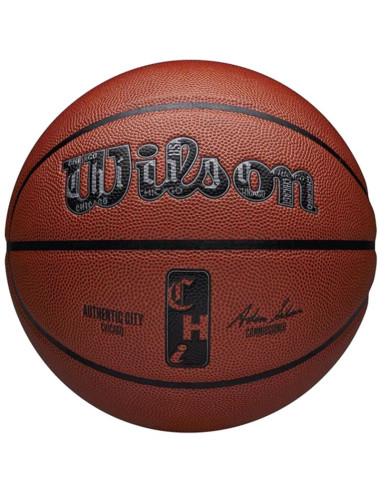 Piłka do koszykówki wilson nba authentic city chicago ball