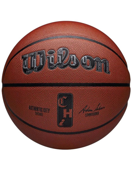 Piłka do koszykówki wilson nba authentic city chicago ball
