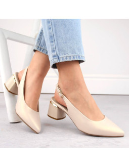 Sandały eleganckie pełne sergio leone w sk439 2