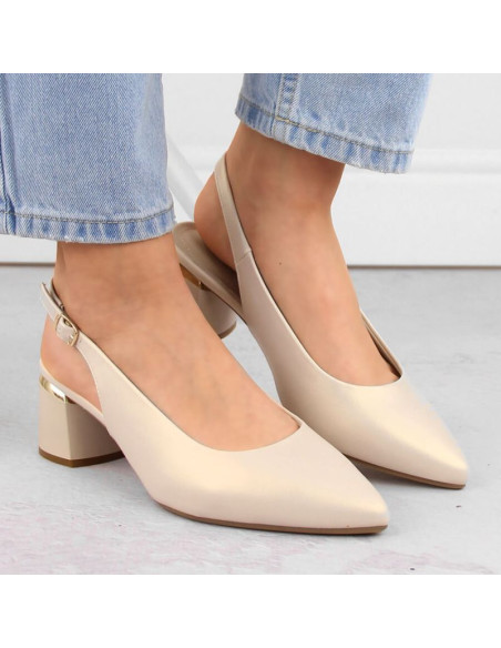 Sandały eleganckie pełne sergio leone w sk439