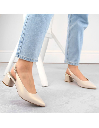 Sandały eleganckie pełne sergio leone w sk439